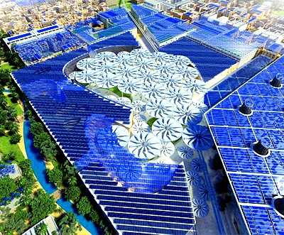 Концепция «зеленого» города Масдар-Сити, ОАЭ