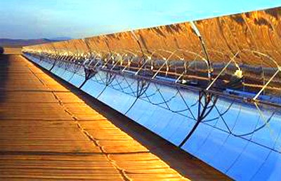Параболические солнечные коллекторы Nevada Solar One